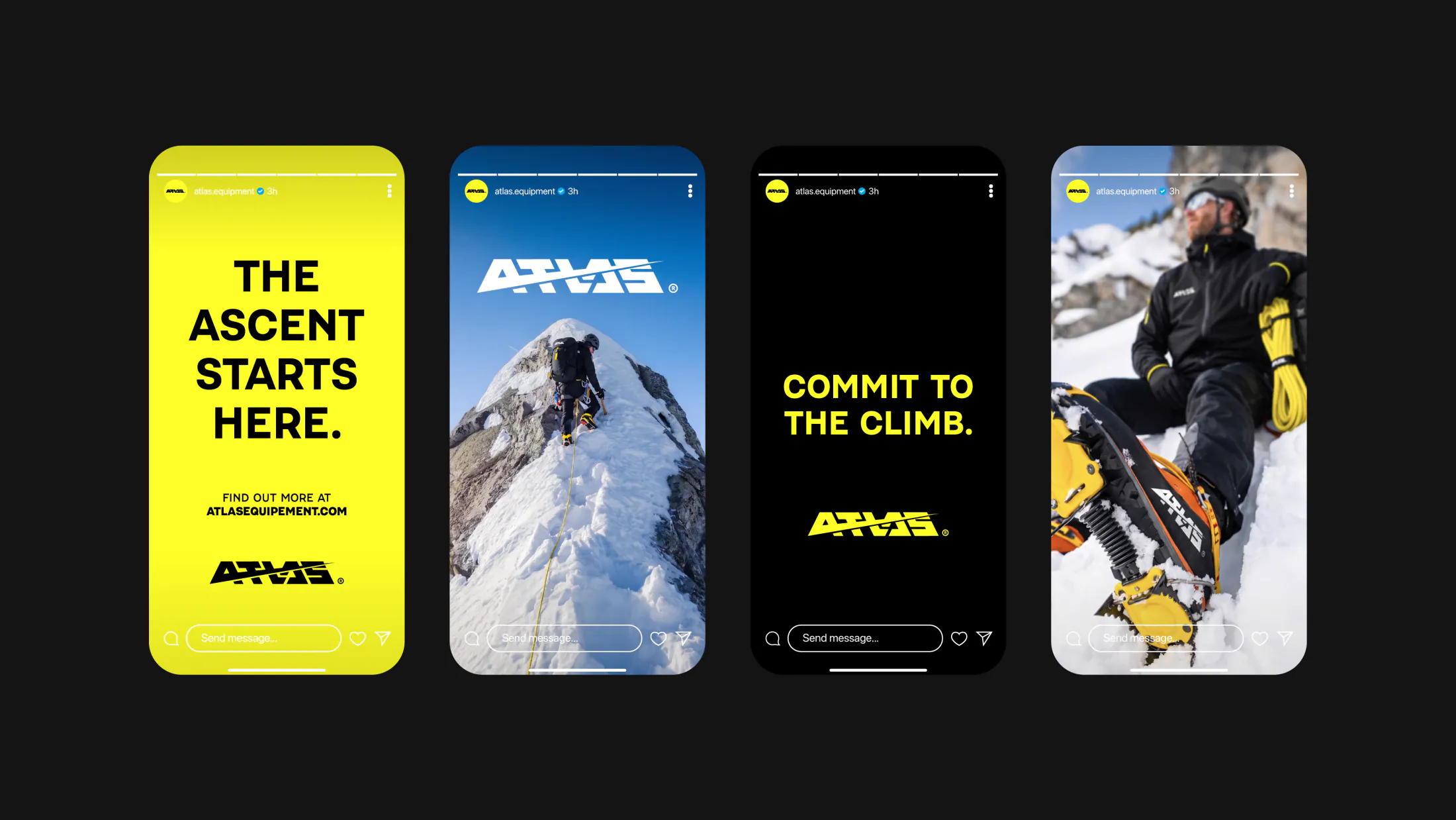 ATLAS - Mountaineering Brand Identity, visual 6 of 7